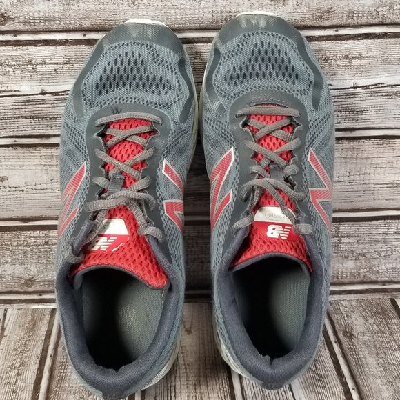 NEW BALANCE ARISHI Men's 5 Running Athletic Shoes Sneakers Gray Red - Picture 7 of 9